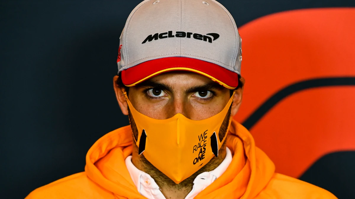 Carlos Sainz, concentrado