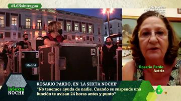 Rosario Pardo en laSexta Noche