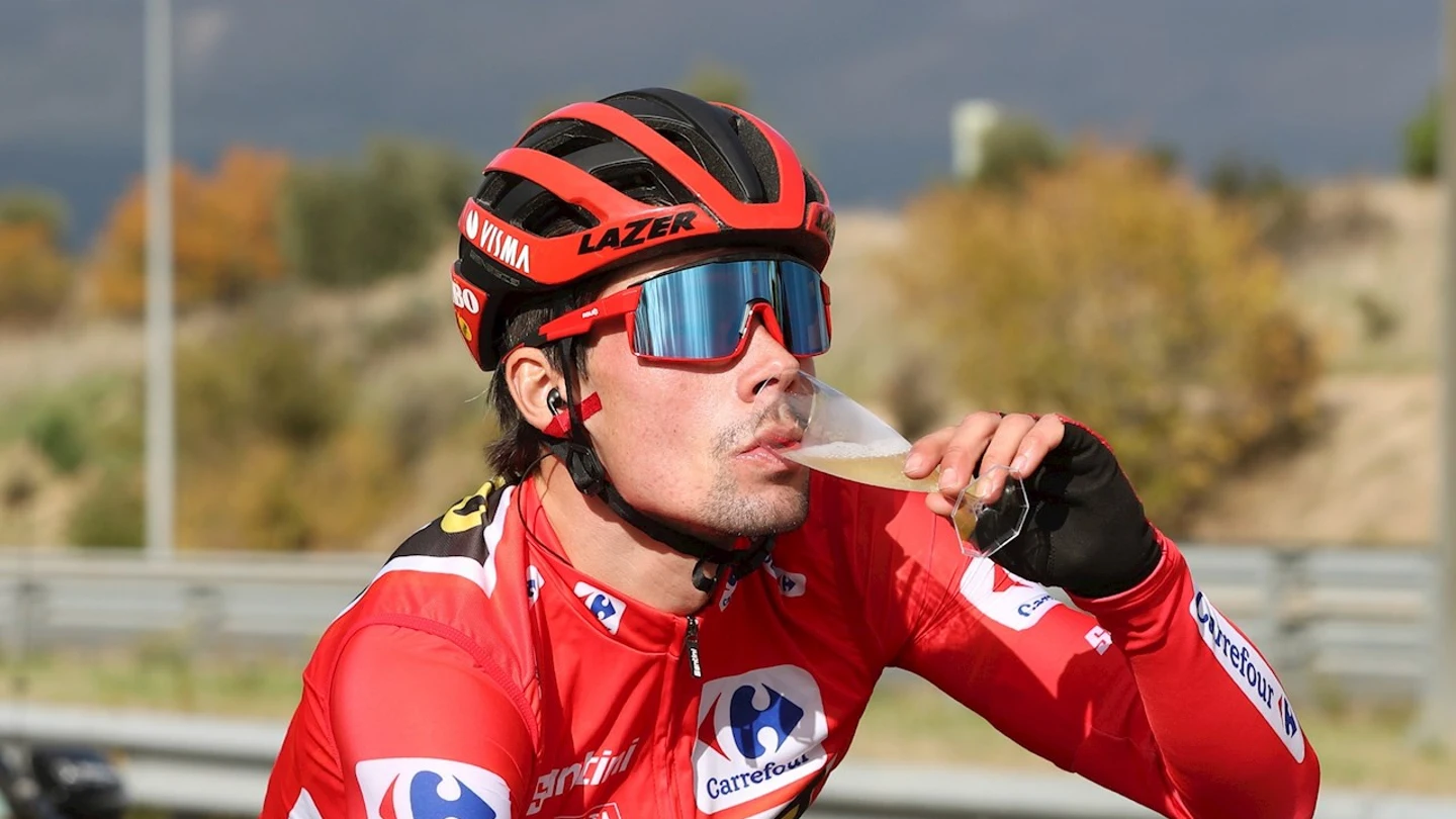 Pirmoz Roglic saborea la victoria en la Vuelta a España Pirmoz Roglic saborea la victoria en la Vuelta a España