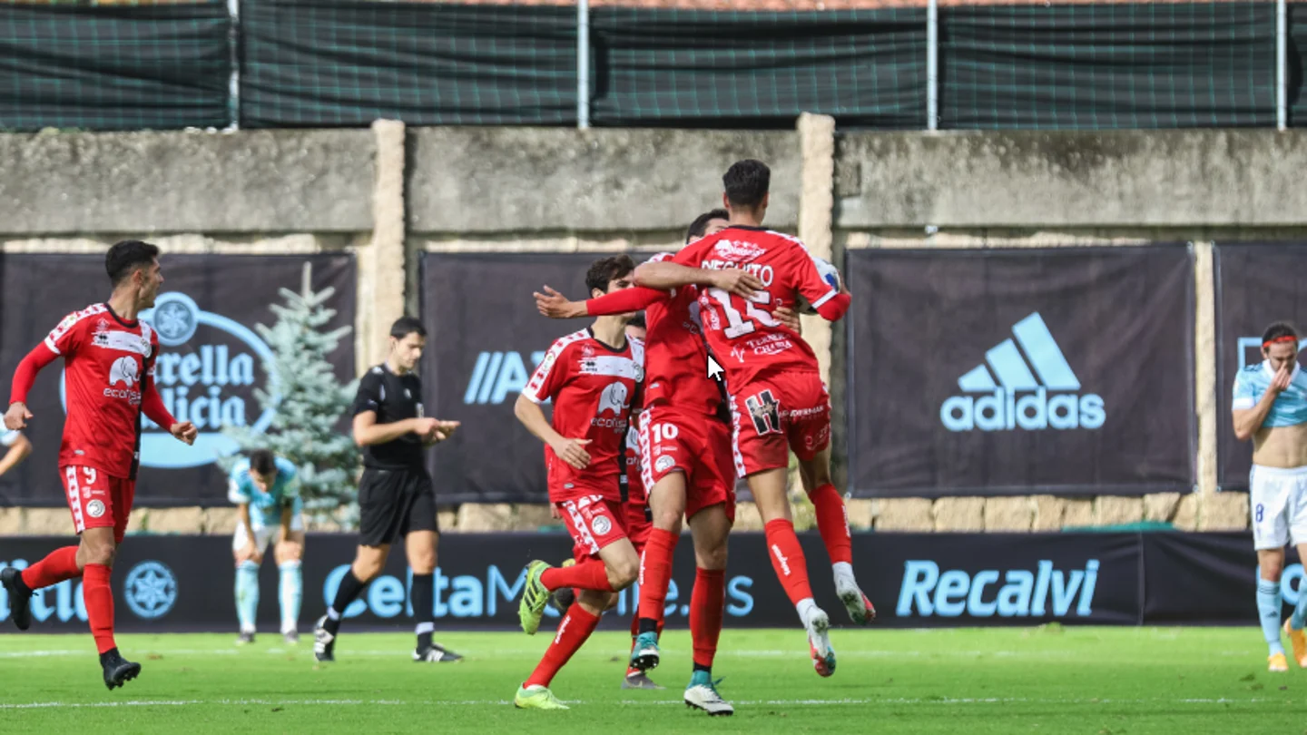 Imagen del partido entre el Unionistas y el Celta B Imagen del partido entre el Unionistas y el Celta B