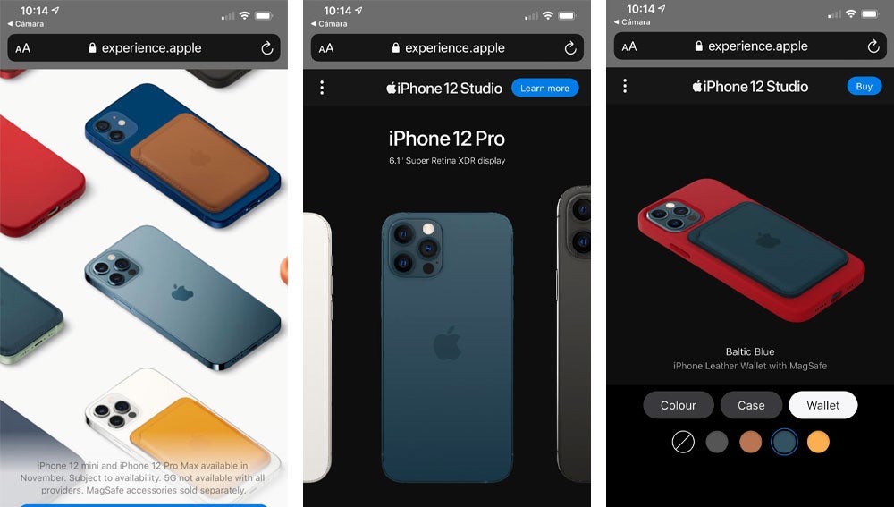 iPhone 12 Studio para personalizar tu propio teléfono.