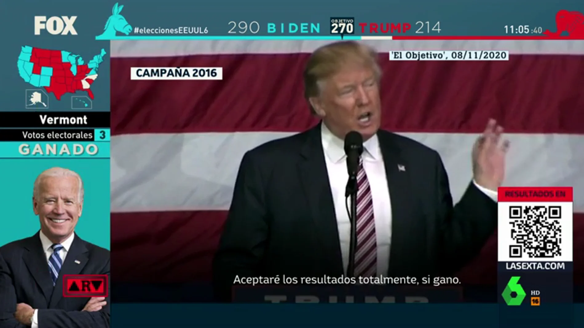Donald Trump, durante la campaña de 2016