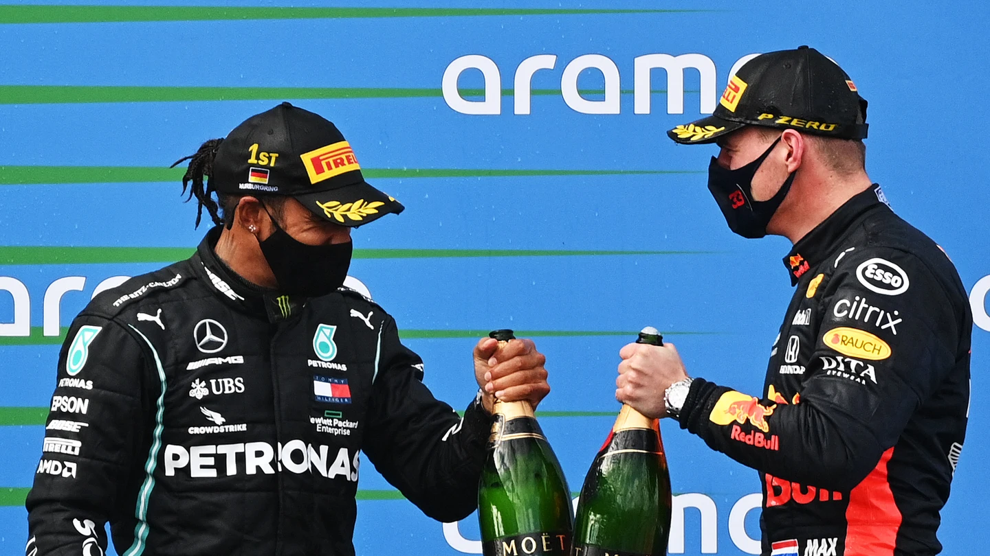 Lewis Hamilton y Max Verstappen Lewis Hamilton y Max Verstappen