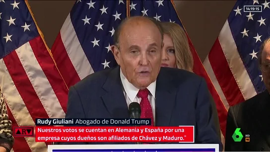 El abogado personal de Trump, Rudy Giuliani fake giuliani