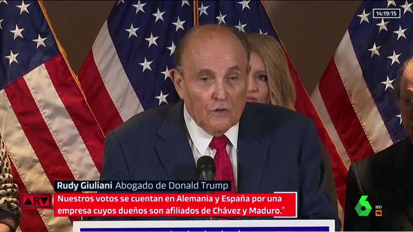 El abogado personal de Trump, Rudy Giuliani fake giuliani