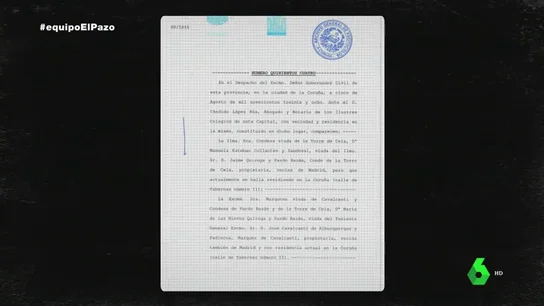 Este es el documento de la compraventa del Pazo de 1941 que prueba que aquella transacción fue "una simulación" Este es el documento de la compraventa del Pazo de 1941 que prueba que aquella transacción fue "una simulación"