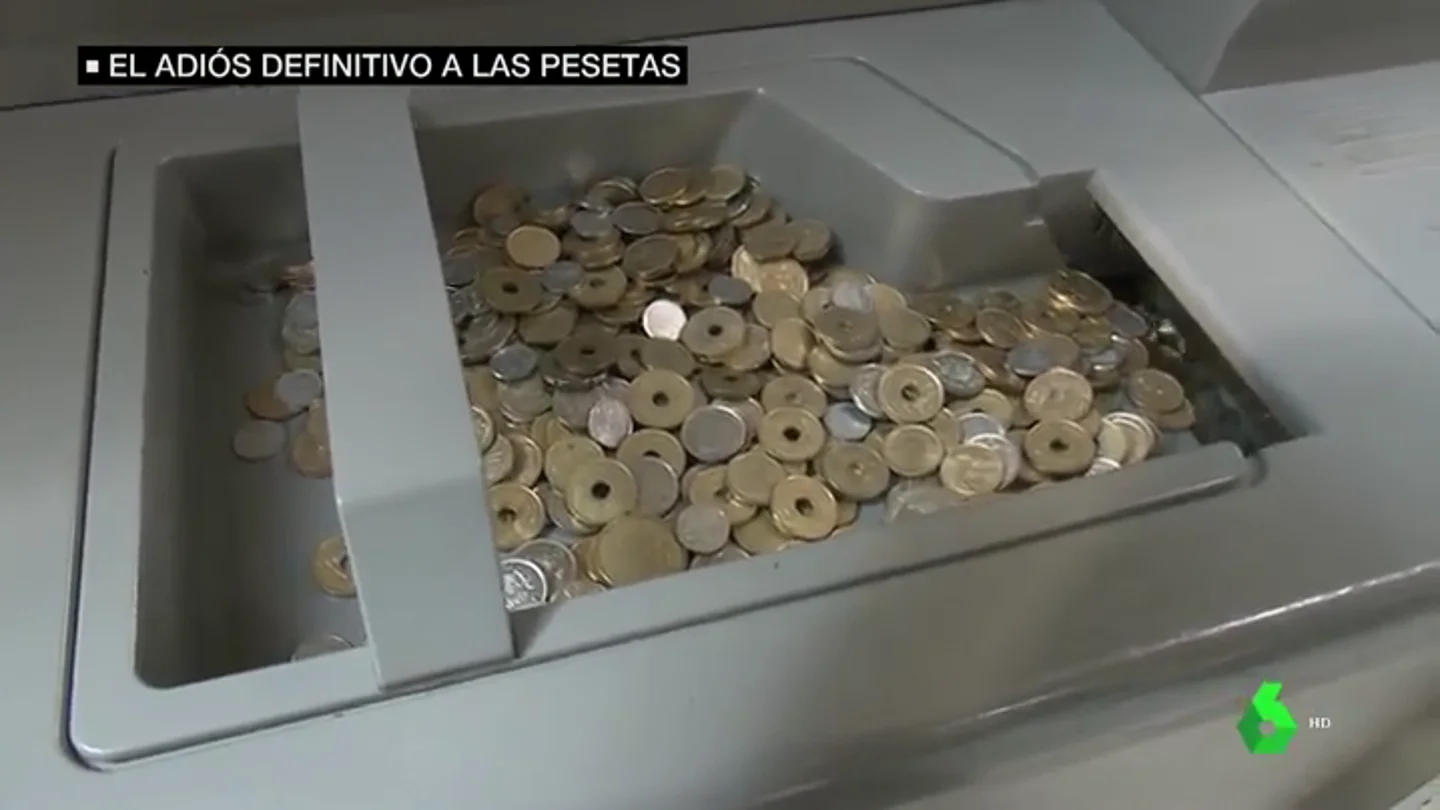 Historias del adiós definitivo a las pesetas: " Historias del adiós definitivo a las pesetas: "