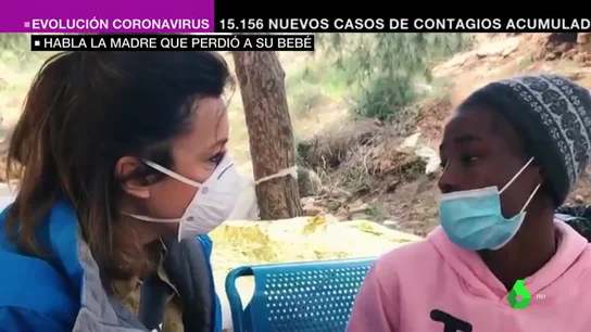 Aya, la joven de 18 años que perdió a su bebé en un naufragio Aya, la joven de 18 años que perdió a su bebé en un naufragio