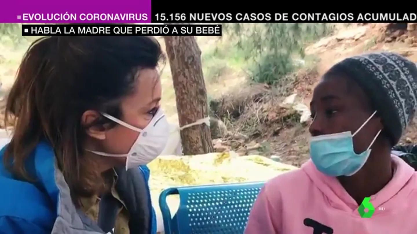 Aya, la joven de 18 años que perdió a su bebé en un naufragio Aya, la joven de 18 años que perdió a su bebé en un naufragio