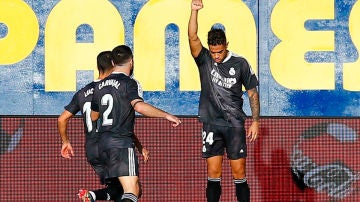 Mariano Díaz celebra un gol