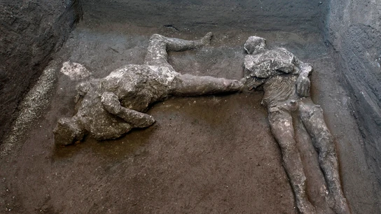 Imagen de los cuerpos hallados en Pompeya Imagen de los cuerpos hallados en Pompeya