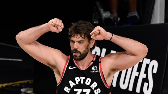 Marc Gasol, con los Raptors Marc Gasol, con los Raptors