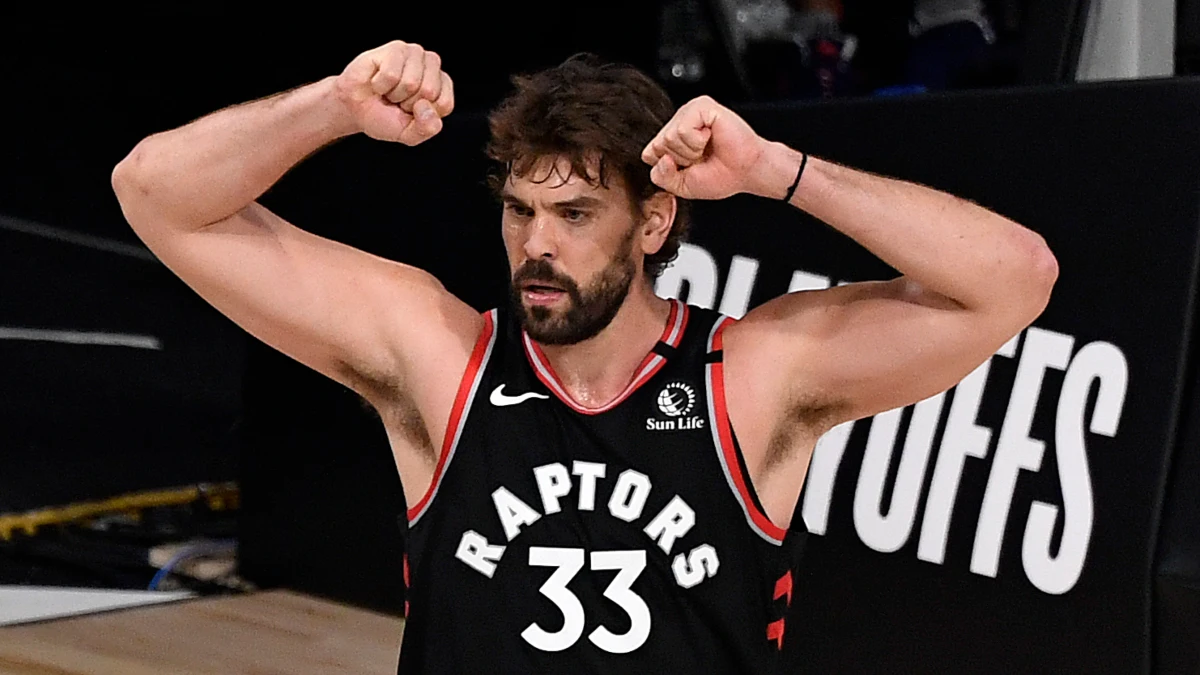 Marc Gasol, con los Raptors