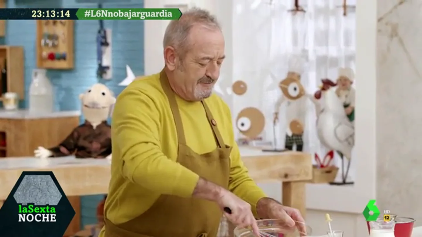 Karlos Arguiñano nos enseña a hacer flan casero en cuatro minutos Karlos Arguiñano nos enseña a hacer flan casero en cuatro minutos