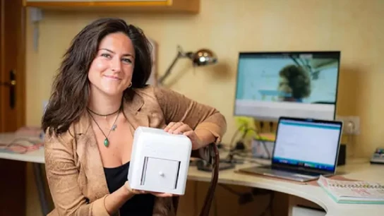 Imagen de Judit Giró, la española que ha creado un dispositivo para detectar el cáncer de mama Imagen de Judit Giró, la española que ha creado un dispositivo para detectar el cáncer de mama