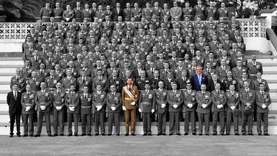 Foto del acto por los 25 años de la 45ª promoción de la Academia Militar de Zaragoza Foto del acto por los 25 años de la 45ª promoción de la Academia Militar de Zaragoza