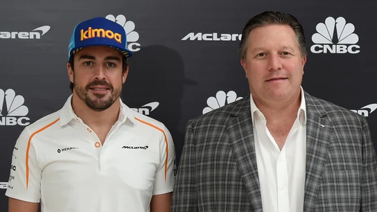 Fernando Alonso y Zak Brown Fernando Alonso y Zak Brown