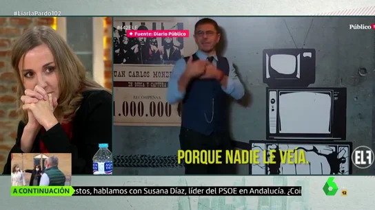 Tania Sánchez en Liarla Pardo Tania Sánchez en Liarla Pardo