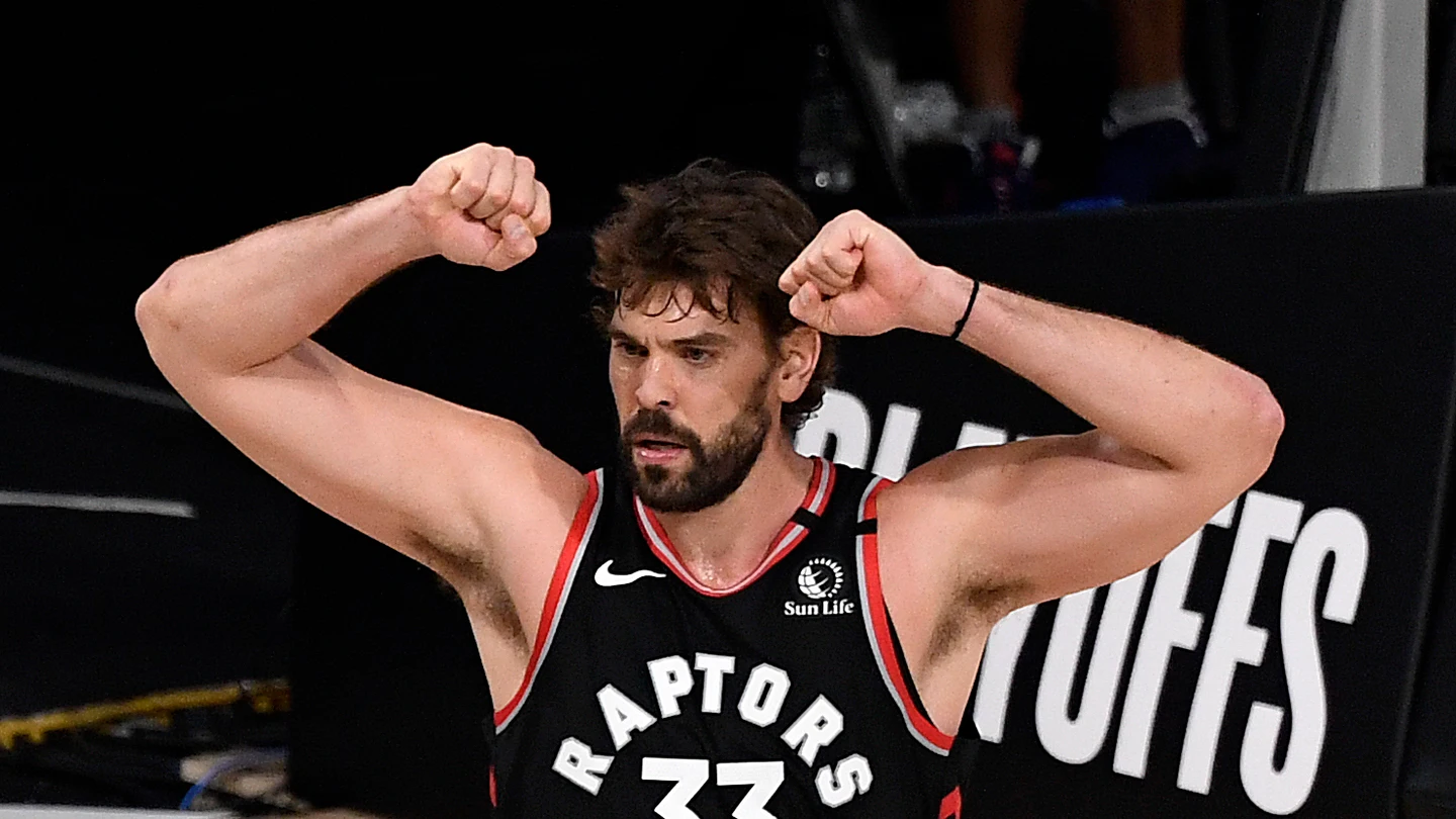 Marc Gasol, con los Raptors Marc Gasol, con los Raptors