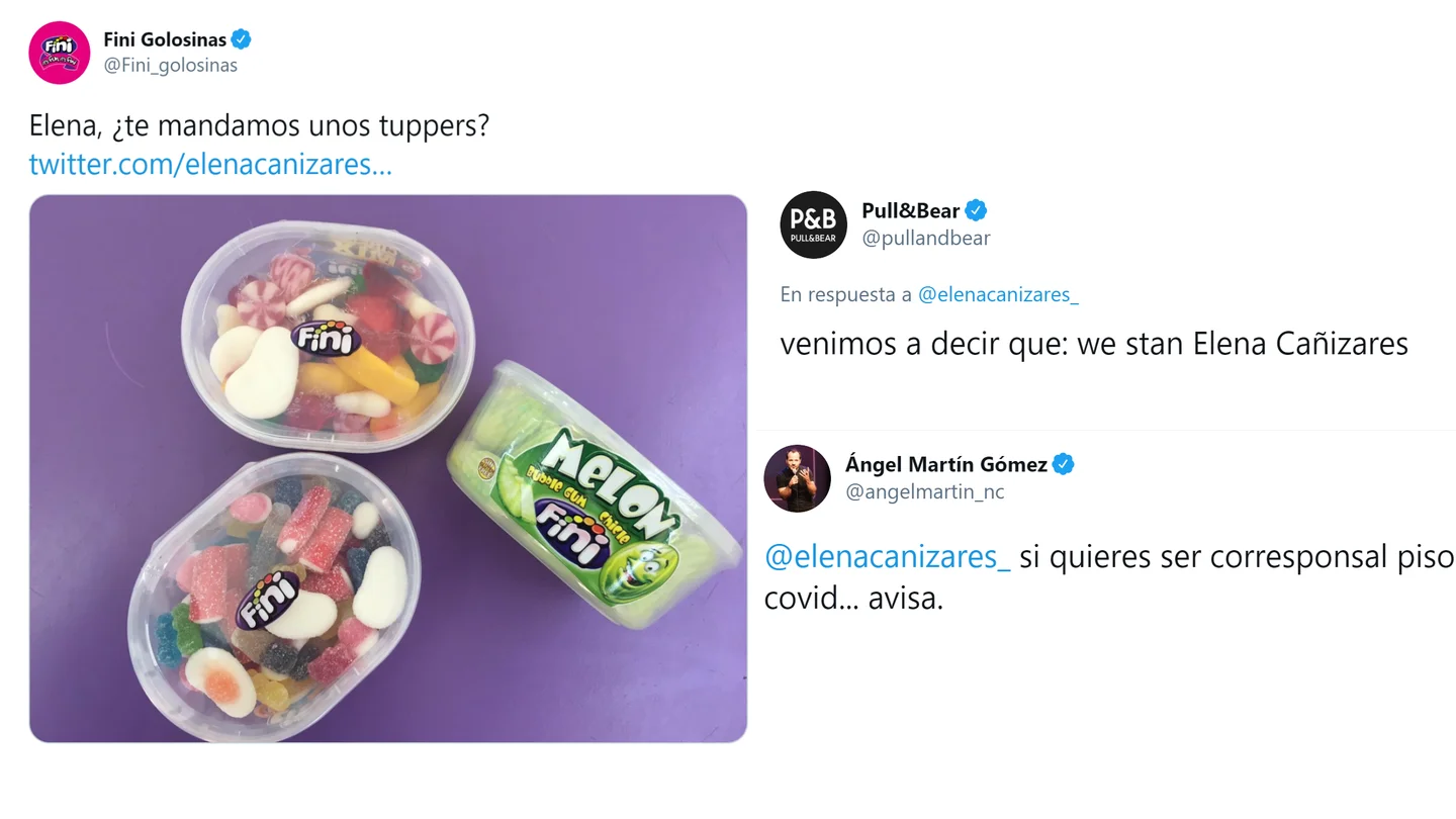 De Ángel Martín a Pull and Bear: así ha apoyado Twitter a Elena Cañizares, la joven que denunció la actitud de sus compañeras de piso tras dar positivo en COVID Twitter