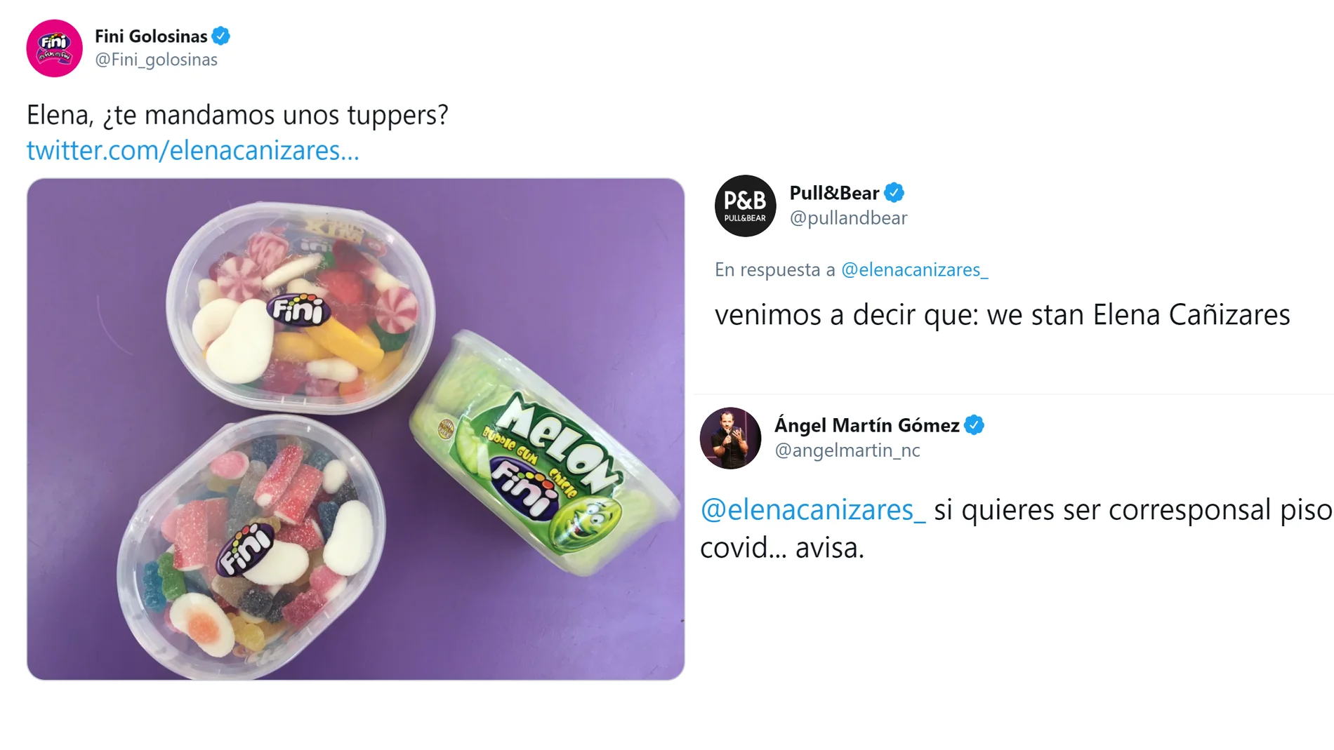 De Ángel Martín a Pull and Bear: así ha apoyado Twitter a Elena Cañizares, la joven que denunció la actitud de sus compañeras de piso tras dar positivo en COVID