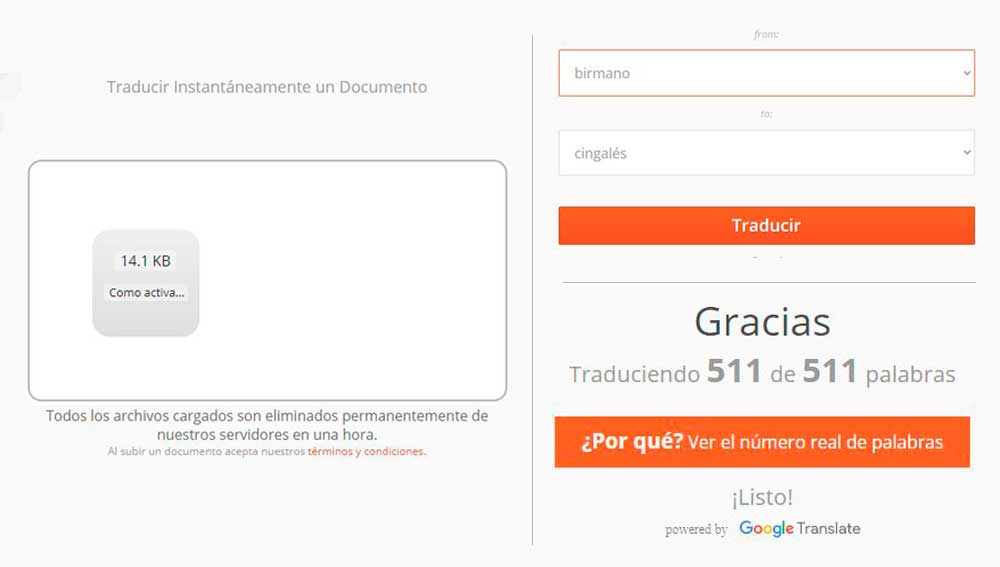 Traduciendo archivos sin necesidad de abrirlos