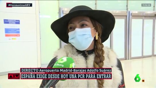 Los primeros viajeros con exigencia de PCR llegan a Espa&ntilde;a
