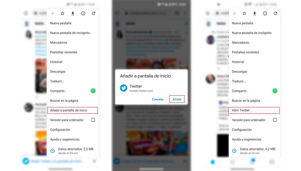 Usa la Web App de Twitter para dejar de ver las historias