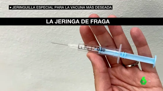 Una jeringuilla especial para la vacuna más deseada fabricada en Huesca Una jeringuilla especial para la vacuna más deseada fabricada en Huesca
