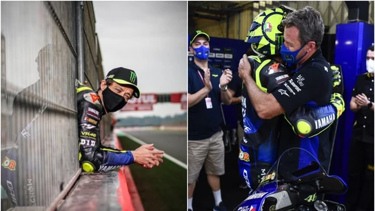 Valentino Rossi en su último Gran Premio con Yamaha El italiano deja la marca 15 años después