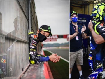 Valentino Rossi en su &uacute;ltimo Gran Premio con Yamaha