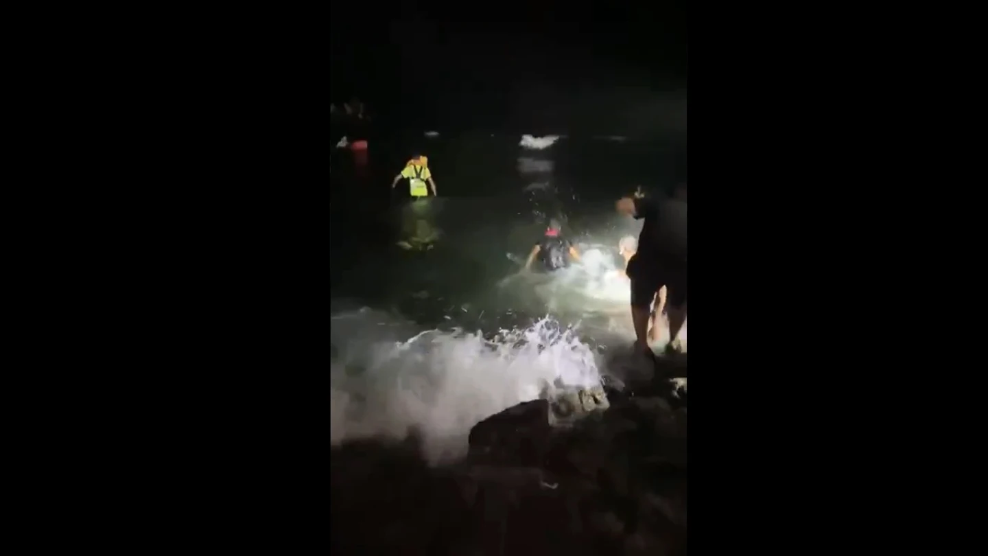 Imágenes del naufragio en Lanzarote Imágenes del naufragio en Lanzarote