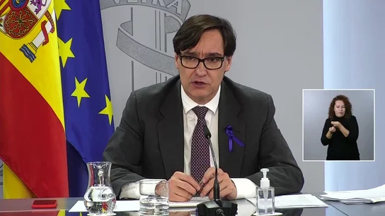 Salvador Illa, ministro de Sanidad, comparece tras el Consejo Interterritorial de Salud Salvador Illa, ministro de Sanidad, comparece tras el Consejo Interterritorial de Salud