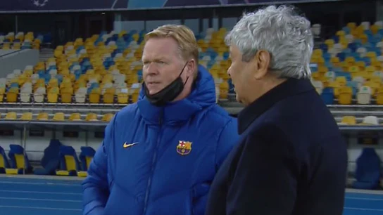 Ronald Koeman y Lucescu Ronald Koeman y Lucescu