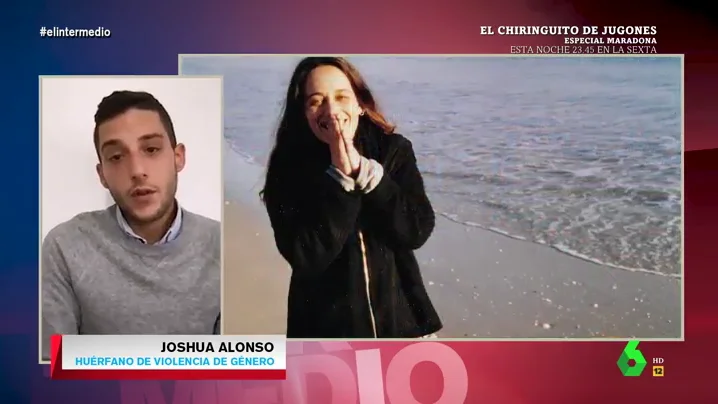 Joshua Alonso, huérfano por violencia de género, recuerda a su madre: "No era una mujer maltratada, la asesinó el machismo cuando su expareja la mató al verla feliz"