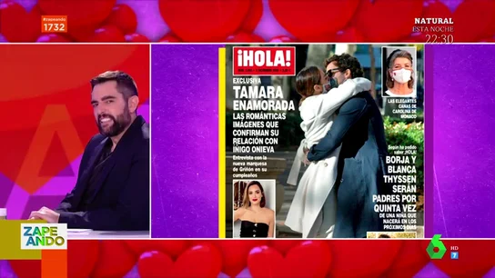 Dani Mateo reacciona a las imágenes que confirman que Tamara Falcó "está enamorada": "Yo no quiero verlo" Dani Mateo reacciona a las imágenes que confirman que Tamara Falcó "está enamorada": "Yo no quiero verlo"