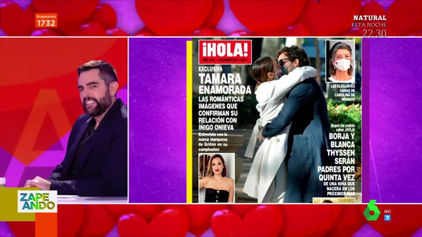 Dani Mateo reacciona a las imágenes que confirman que Tamara Falcó "está enamorada": "Yo no quiero verlo" Dani Mateo reacciona a las imágenes que confirman que Tamara Falcó "está enamorada": "Yo no quiero verlo"