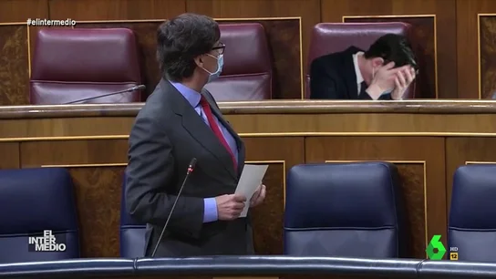 Vídeo manipulado - El monumental enfado del ministro Illa en pleno Congreso que hace llorar a un diputado Vídeo manipulado - El monumental enfado del ministro Illa en pleno Congreso que hace llorar a un diputado