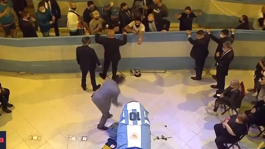 Capilla ardiente de Diego Armando Maradona Capilla ardiente de Diego Armando Maradona