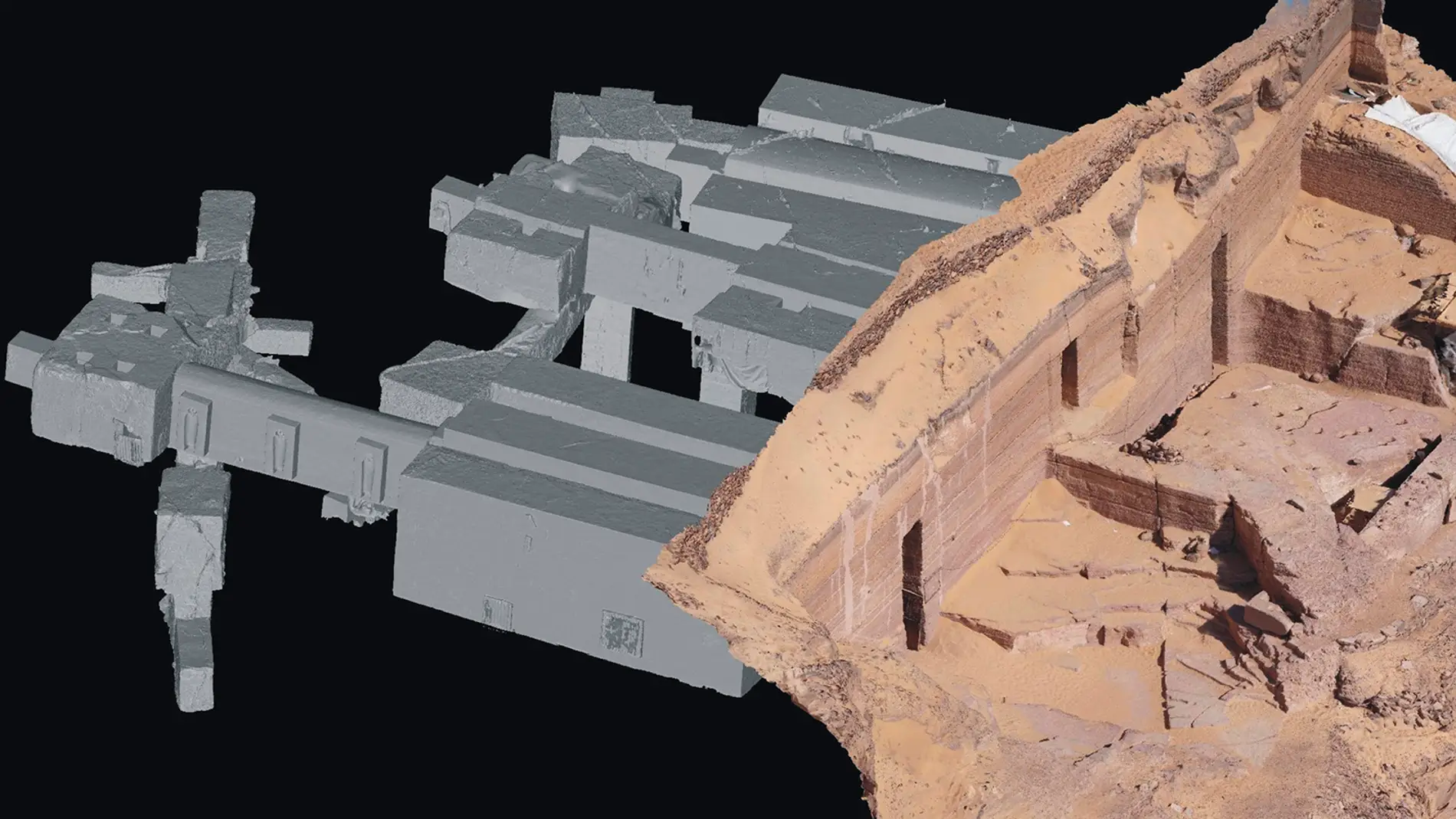 Constatan la precision en la construccion de las tumbas de las necropolis de Qubbet el Hawa de Asuan en Egipto