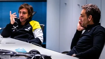 Fernando Alonso y Abiteboul