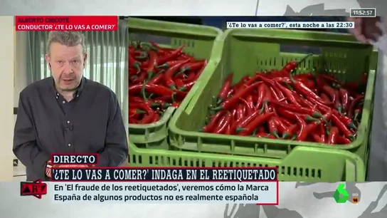 Chicote indaga en ¿Te lo vas a comer? en el fraude del reetiquetado Chicote indaga en ¿Te lo vas a comer? en el fraude del reetiquetado