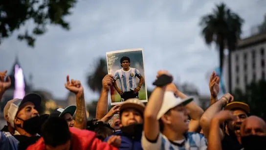 Argentina llora a Maradona Argentina llora a Maradona