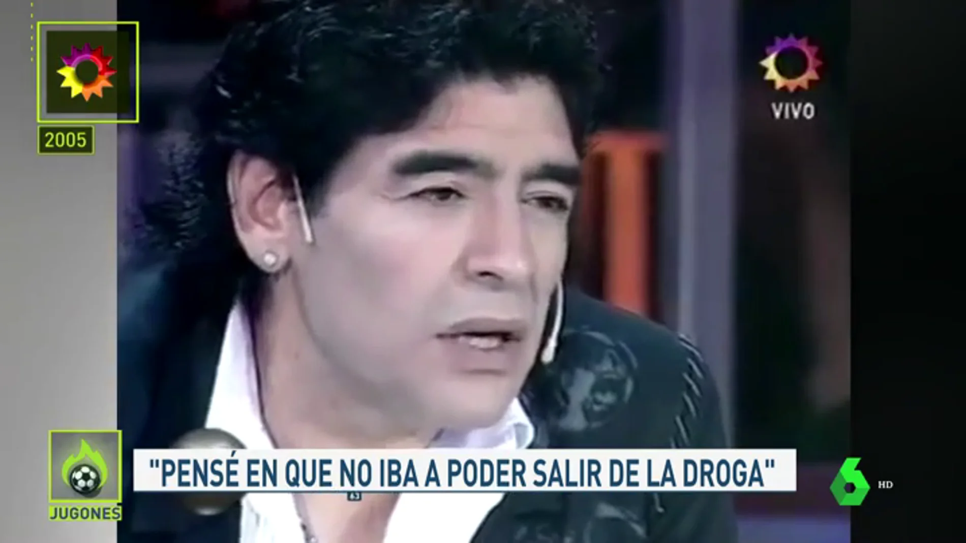 El día que Maradona se entrevistó a sí mismo