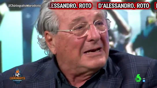 Jorge D'Alessandro rompe a llorar en 'El Chiringuito' por la muerte de Maradona Jorge D'Alessandro rompe a llorar en 'El Chiringuito' por la muerte de Maradona
