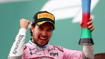 Checo Perez, en el GP de Azerbaijan