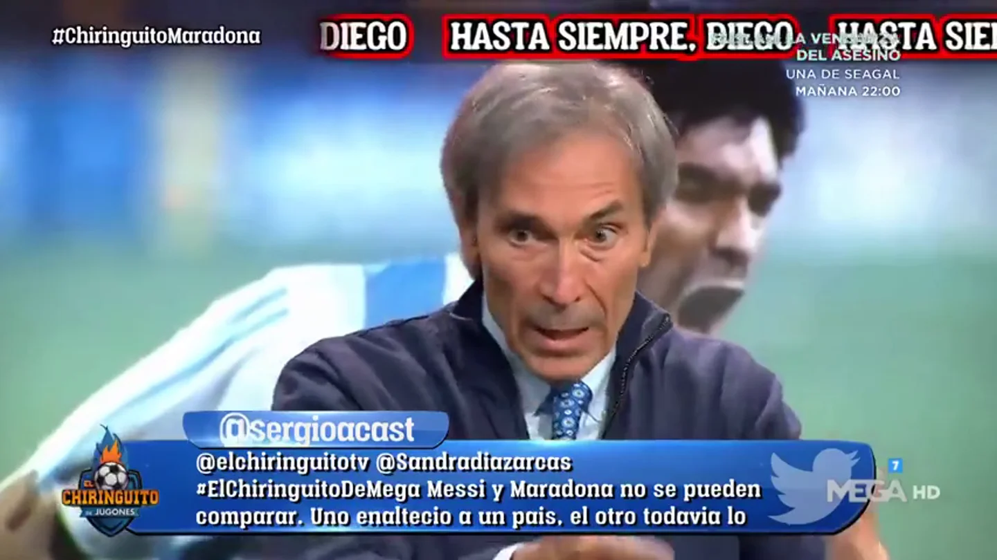 'Lobo' Carrasco, sobre la relación Diego - Leo: "Maradona tenía celos de Messi" 'Lobo' Carrasco, sobre la relación Diego - Leo: "Maradona tenía celos de Messi"