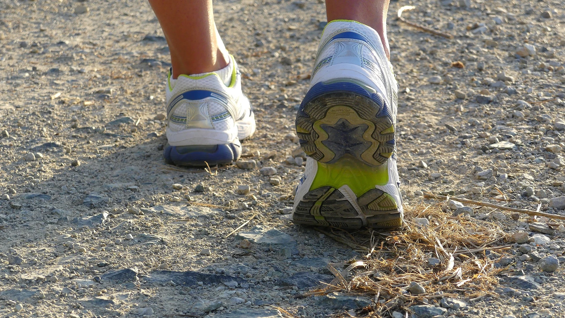 Las zapatillas de un corredor