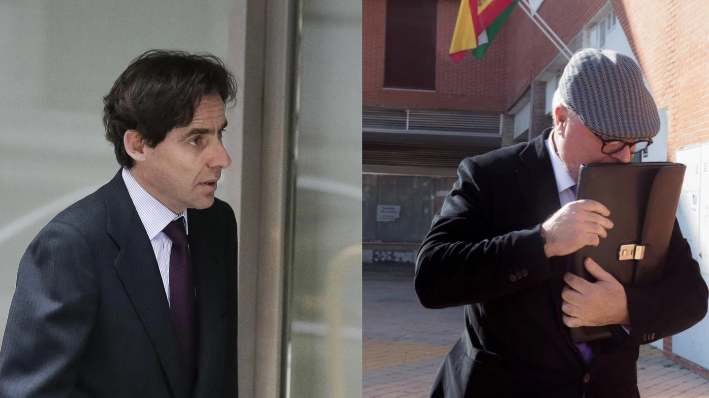 Imágenes de archivo de Javier López Madrid y el excomisario Villarejo Imágenes de archivo de Javier López Madrid y el excomisario Villarejo