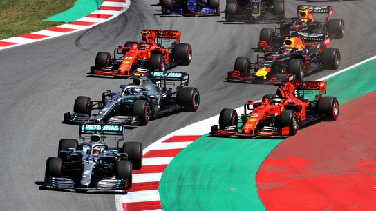 La Fórmula 1 en el GP de Montmeló La salida de la carrera